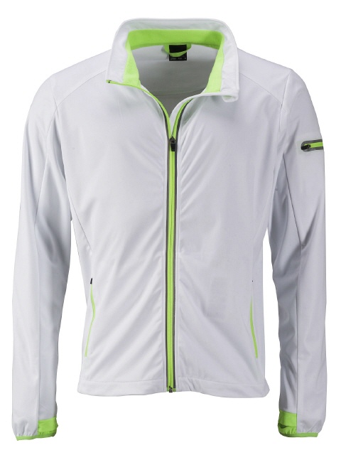 White / Bright Green