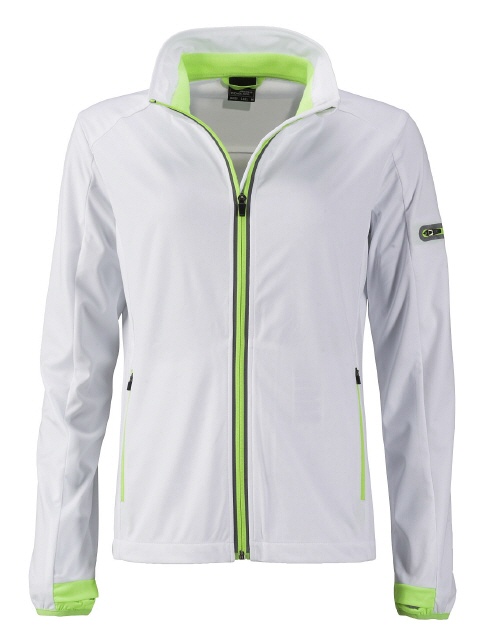 White / Bright Green